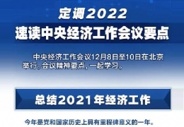 雞西全文＋速覽！中央經(jīng)濟(jì)工作會議定調(diào)2022